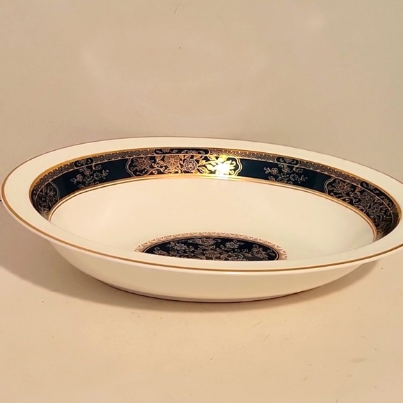 Royal Doulton Dining Royal Doulton Carlyle Pattern Bluewhitegold